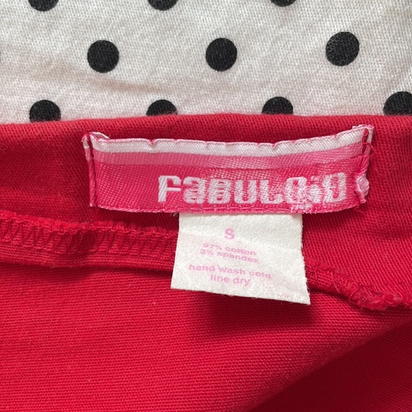 FABULOID multi color floral and polka dot skirt - Picture 4 of 4